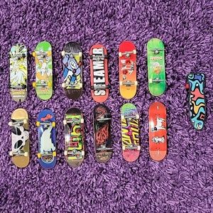 Finger Size Tech Deck Lot & 1 Greenbrier  Tech Deck Sonic, Tony Hawk Rare